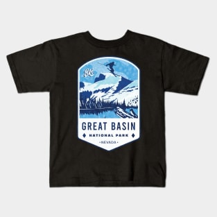 Ski Great Basin National Park Nevada Kids T-Shirt